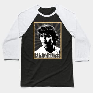 80s Style Patrick Swayze Baseball T-Shirt